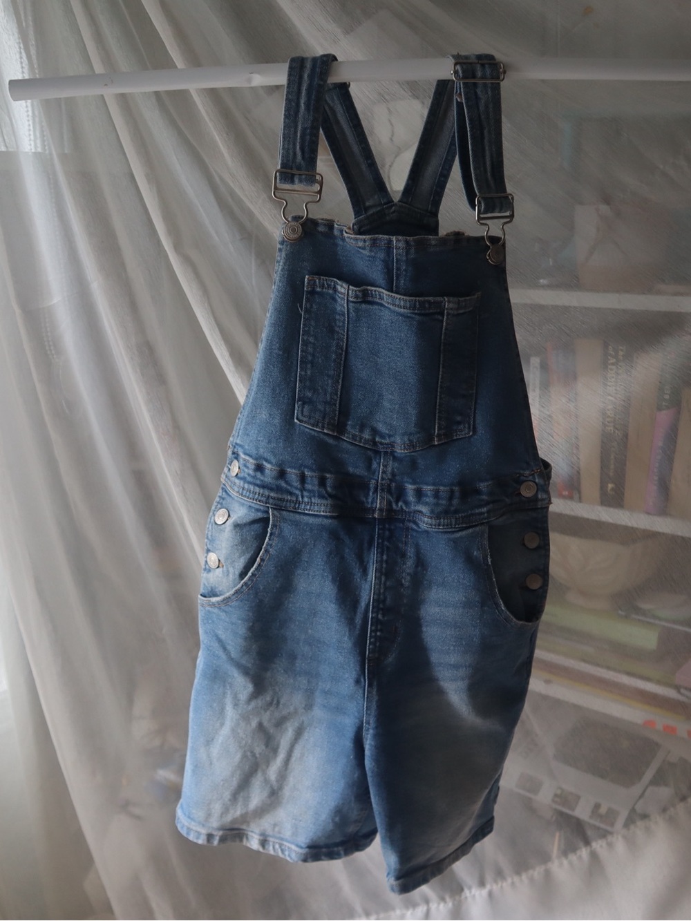 Ardene Blue Denim Short Overalls